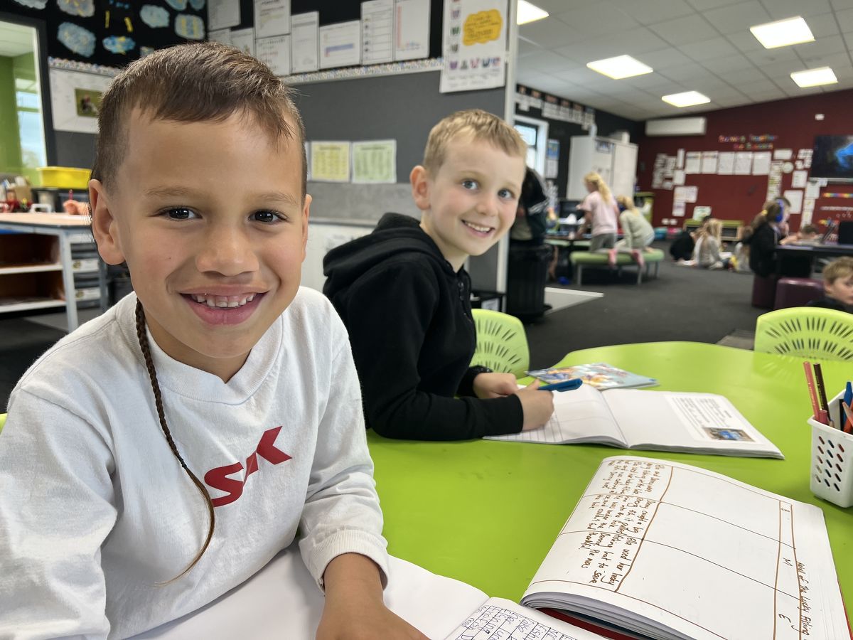 student at the Horotiu school
